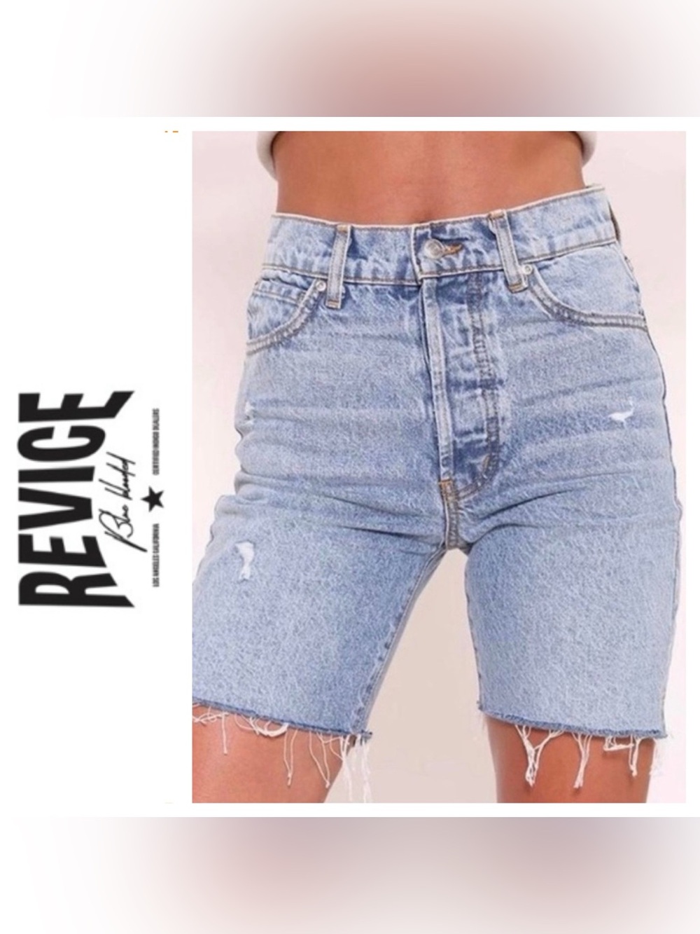 REVICE 90’s Denim Cutoff Shorts Size 26